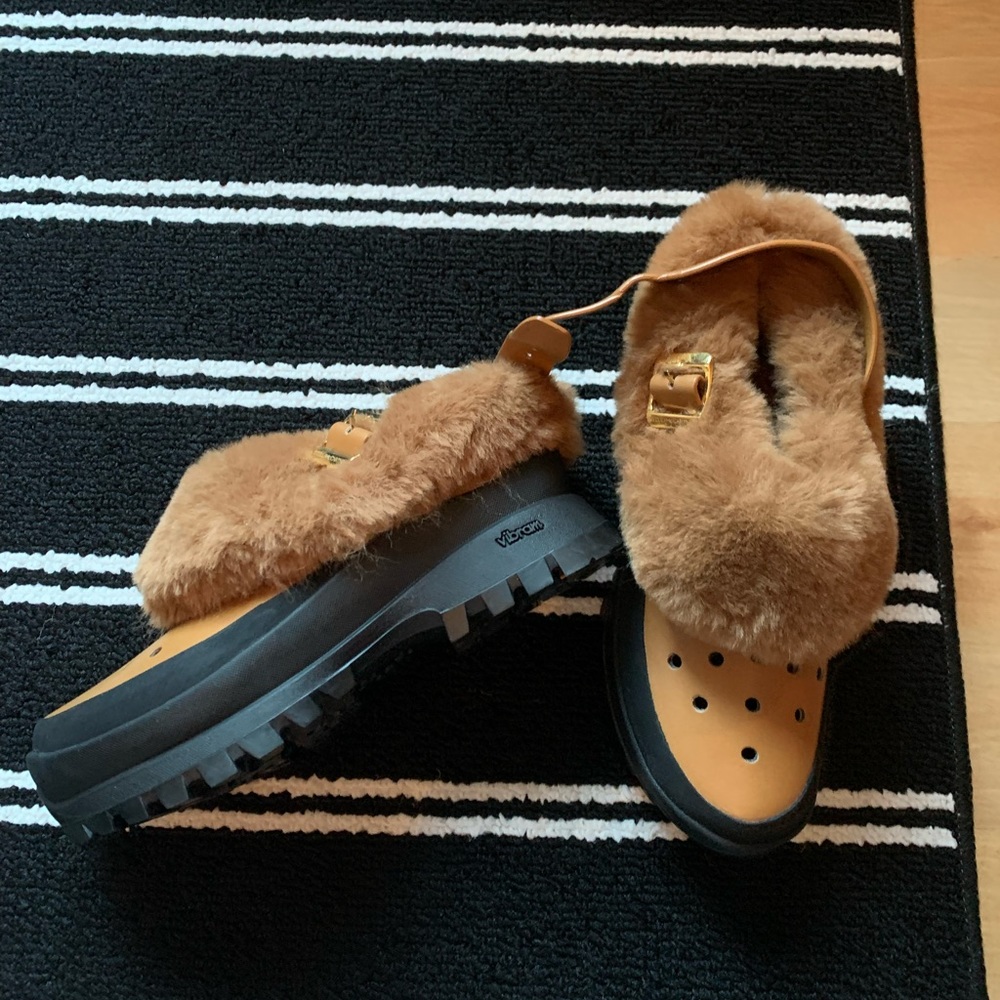 Stella McCartney Fur lined Clogs/Mules